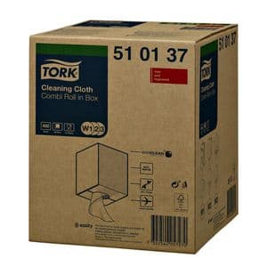 Picture 3 of Reinigingsdoek Tork W2 Premium 1-laags 152m wit 510137
