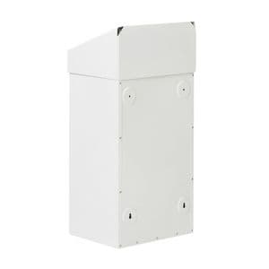 Picture 2 of Afvalbak Vepa Bins met pushdeksel 50 liter metaal wit