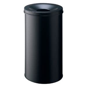 Picture 2 of Papierbak met vlamdover Durable 3307-01 rond 60liter zwart