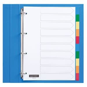 Picture 1 of Tabbladen Quantore 4-gaats 10-delig assorti tabs PP