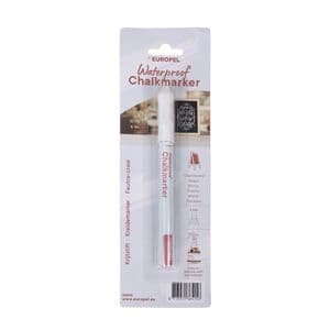 Picture 1 of Krijtstift Europel watervast 1-3mm wit blister 1 stuk
