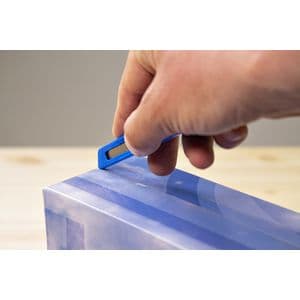 Picture 4 of Snijmes Westcott office 9mm met schuifsluiting blauw