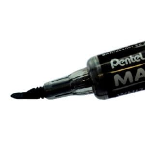 Picture 4 of Whiteboardmarker Pentel MWL5SBF Maxiflo rond 1.5-4.5mm zwart