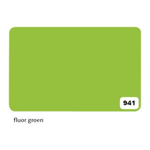 Picture 1 of Etalagekarton Folia 1-zijdig 48x68cm 380gr nr941 fluor groen