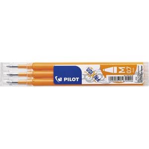 Picture 1 of Rollerpenvulling Pilot friXion medium abrikoos oranje set à 3 stuks