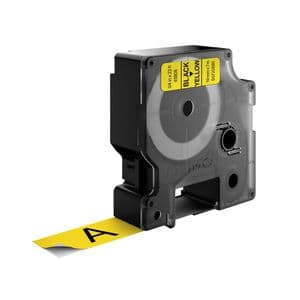 Picture 3 of Labeltape Dymo LabelManager D1 polyester 19mm zwart op geel