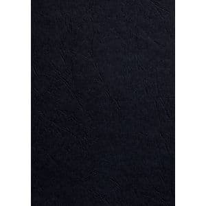 Picture 1 of Voorblad GBC A4 lederlook zwart 100 stuks