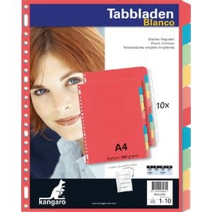 Picture 1 of Tabbladen Kangaro 23-gaats PE410M 10-delig assorti karton
