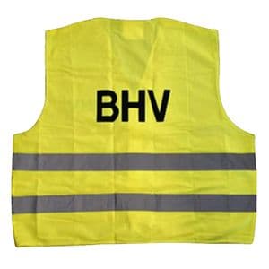 Picture 1 of Veiligheidsvest Leina met opdruk "BHV " geel