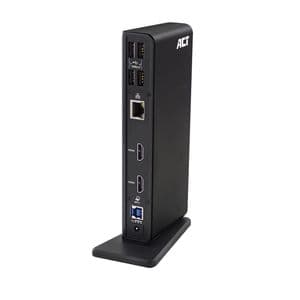 Picture 2 of Dockingstation ACT USB-C Dual Monitor met laadpoort