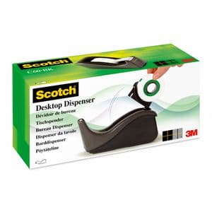 Picture 3 of Plakbandhouder Scotch C60 zwart + 1rol magic tape 19mmx33m