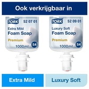Picture 3 of Handzeep Tork S4 Premium schuim 1000ml mild 520501
