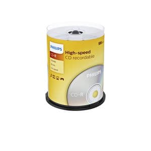 Picture 1 of CD-R Philips 80Min 700MB 52x SP 100 stuks