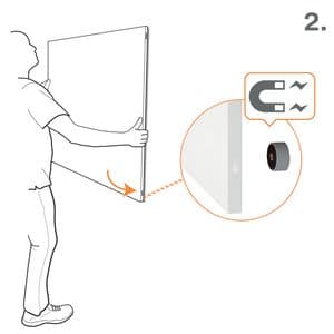 Picture 6 of Whiteboard Nobo Infinity randloos 60x90cm