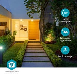 Picture 8 of Beveiligingscamera Nedis Smartlife Wifi buiten 3MP Full HD 1296p wit