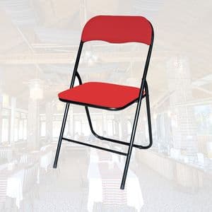 Picture 6 of Klapstoel BRASQ FC100 rood-zwart