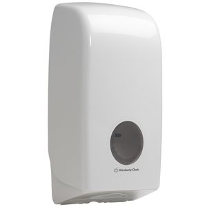 Picture 2 of Toiletpapierdispenser Kimberly Clark Aquarius gevouwen wit 6946