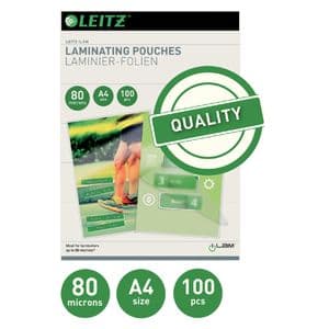 Picture 2 of Lamineerhoes Leitz iLAM A4 2x80micron EVA 100 stuks
