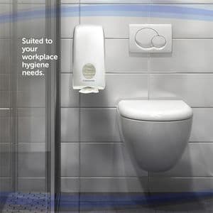Picture 6 of Toiletpapierdispenser Kimberly Clark Aquarius gevouwen wit 6946