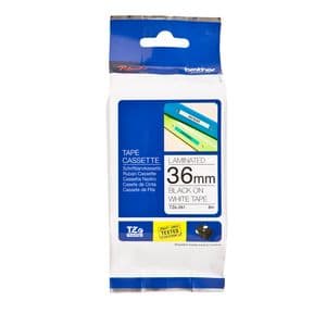 Picture 1 of Labeltape Brother P-touch TZe-261 standaard 36mm zwart op wit
