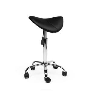 Picture 3 of Zadelkruk Office medium harde wielen zw