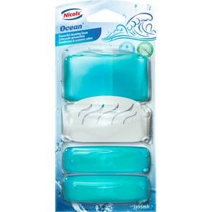 Picture 1 of Toiletblok Air plus ocean 55ml met houder 3 stuks