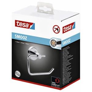 Picture 3 of Toiletrolhouder tesa® Smooz hoogglans verchroomd metaal zelfklevend
