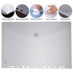 Picture 6 of Enveloptas Europel A4 240x310mm 11-gaats PP transparant wit