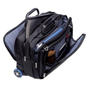 Picture 4 of Laptoptas trolley Kensington contour 17" zwart
