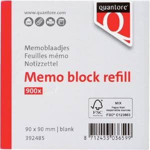 Picture 1 of Memoblaadjes Quantore losbladig 90x90x90mm 900 vel