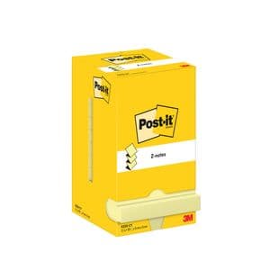 Picture 1 of Memoblok Post-it Z-Note R330 76x76mm canary yellow 12 stuks