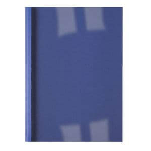 Picture 1 of Thermische omslag GBC A4 3mm linnen donkerblauw 100 stuks