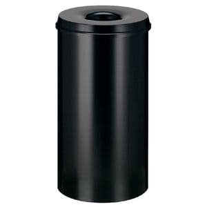 Picture 3 of Papierbak met vlamdover Vepabins 50 liter 335mm zwart