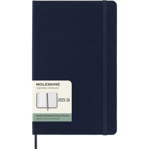 Picture 7 of Agenda 2025/2026 Moleskine 18M Planner Weekly 7dagen/1pagina large hc sapphire blue