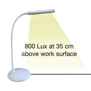 Picture 4 of Bureaulamp Unilux Nelly led wit