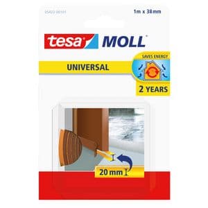 Picture 1 of Tochtstrips tesamoll® Universal zelfklevende tbv deur 1mx38mm bruin