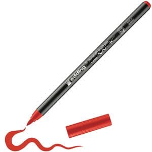 Picture 2 of Brushpen edding 4200 porselein rood