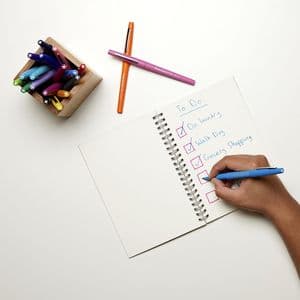 Picture 2 of Fineliner Paper Mate Flair Original medium zwart
