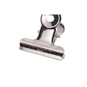 Picture 1 of Papierklem MAUL Bulldog 30mm capaciteit 10mm zilver 10 stuks