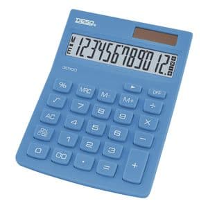 Picture 2 of Rekenmachine Desq Compact sky blue