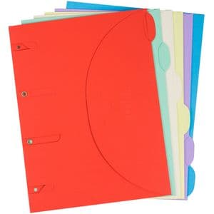Picture 1 of Smartfolder geperforeerde opbergmappen A4 assorti 6 stuks