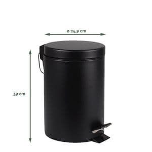 Picture 2 of Pedaalemmer BRASQ 12 liter zwart