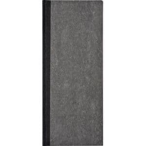 Picture 1 of Notitieboek 135x330mm lijn 192blz 70gr grijs gewolkt