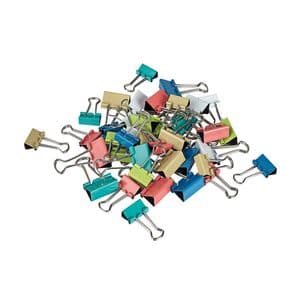 Picture 6 of Papierklem MAUL 215 foldback 7mm + 9mm assorti 24 stuks