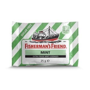 Picture 1 of Keelpastilles Fisherman's Friend mint suikervrij zak 25 gram