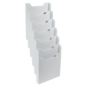Picture 1 of Folderhouder Exacompta wand A4 6-vaks staand grijs