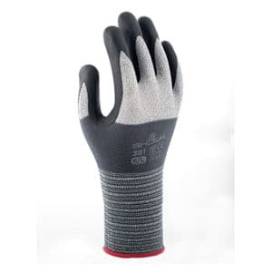 Picture 1 of Handschoen Showa 381 grip nitril XL grijs
