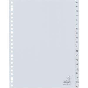 Picture 1 of Tabbladen Kangaro 23-gaats G420AZM 20-delig alfabet grijs PP