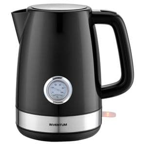 Picture 1 of Waterkoker Inventum 1.7 liter zwart met rvs