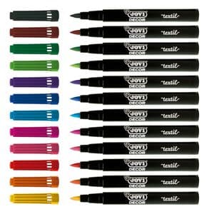 Picture 3 of Textielstift Jovi assorti set à 12 stuks